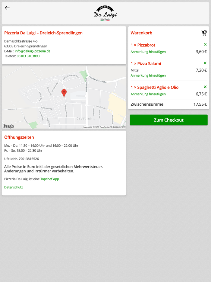 Pizzeria Da Luigi Dreieich