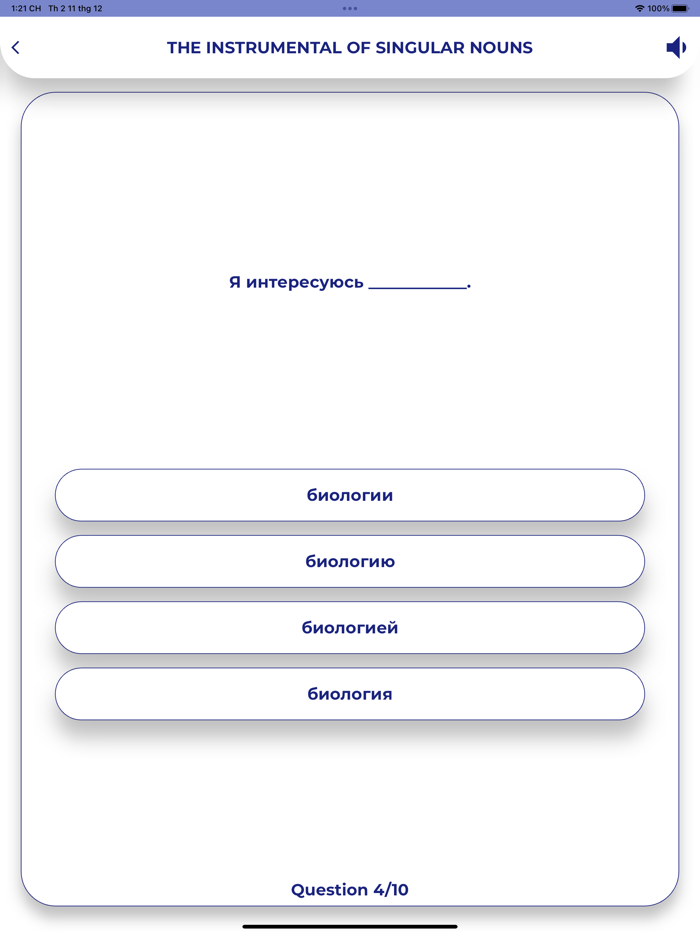 Russian GrammarーLessons・Tests