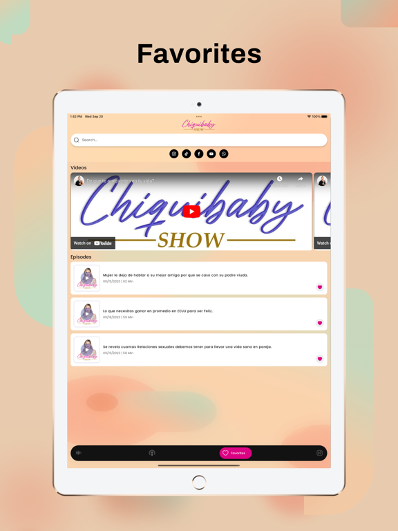 El Show De Chiquibaby iPad screenshot 6 - Entertainment app