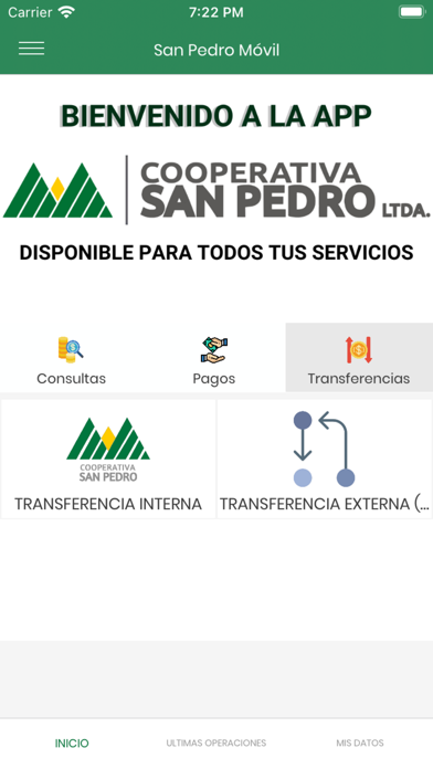 Cooperativa San Pedro Ltda. Screenshot