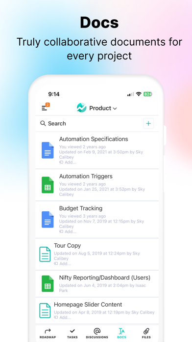 Nifty: Manage Projects & Tasks Screenshot