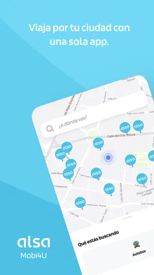 Captura de pantalla de Alsa Mobi4U - Rutas En Bus en iPhone 1