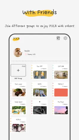 Game screenshot POCA - Photo Card Diary apk