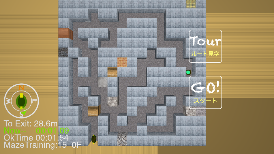 #2. Maze in Pyramid (iOS) 由: Kazuo Hirata