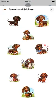 dachshund stickers iphone screenshot 1