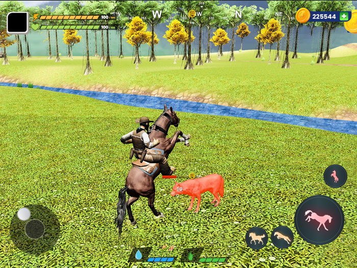 Wild Horse Survival Simulator