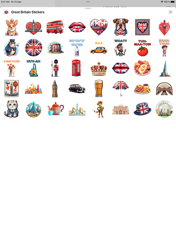 Great Britain Stickersのおすすめ画像1