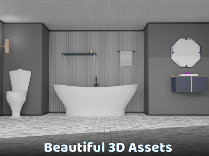Washroom Cleanup 3D Deep Clean