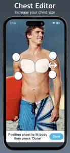 Abs Editor Six Pack Photo Body screenshot #5 for iPhone