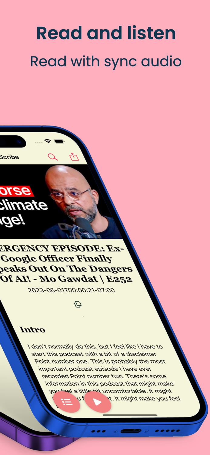 Scribe Readable Videos