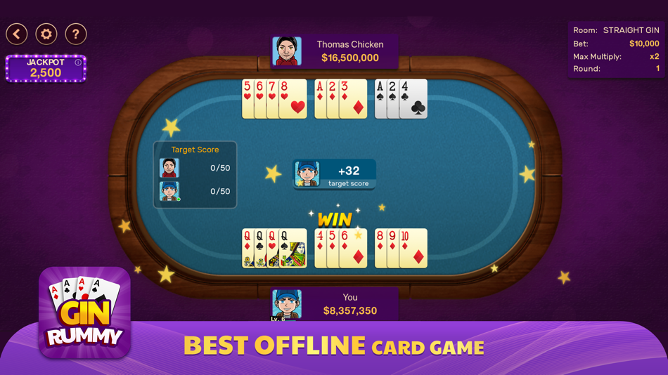 Gin Rummy: Offline Game - 1.0.1 - (iOS)