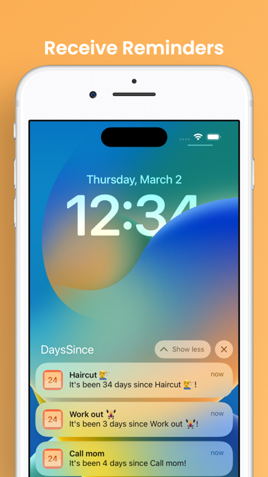 Days Since - Track Memories Screenshot