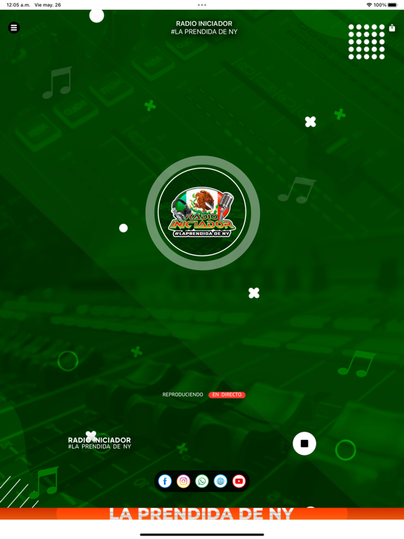 Radio Iniciador NY iPad screenshot 2 - Entertainment app