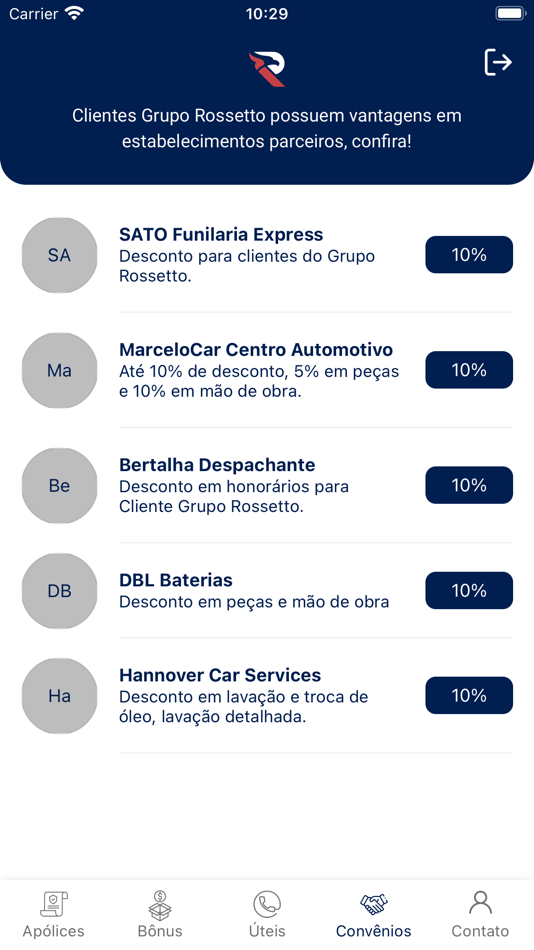 #2. Rossetto Seguro Auto (iOS) 由: ITBRASIL ADMINISTRADORA E CORRETORA DE SEGUROS LTDA