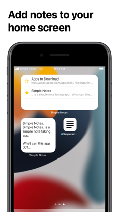 Simple Notes. screenshot 3