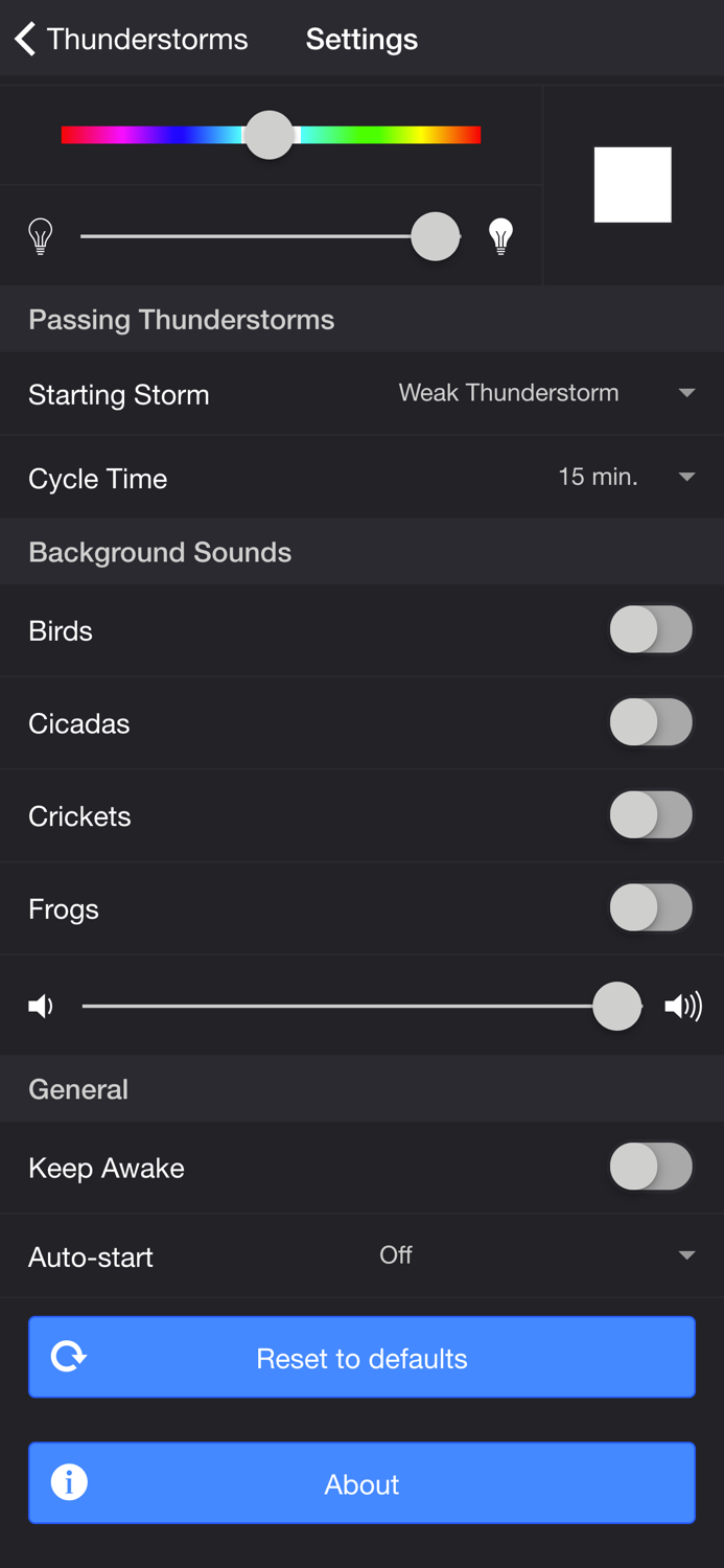 Thunderstorm Simulator