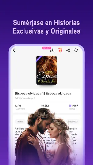 Captura de pantalla de Dreame - Read Best Romance en iPhone 3