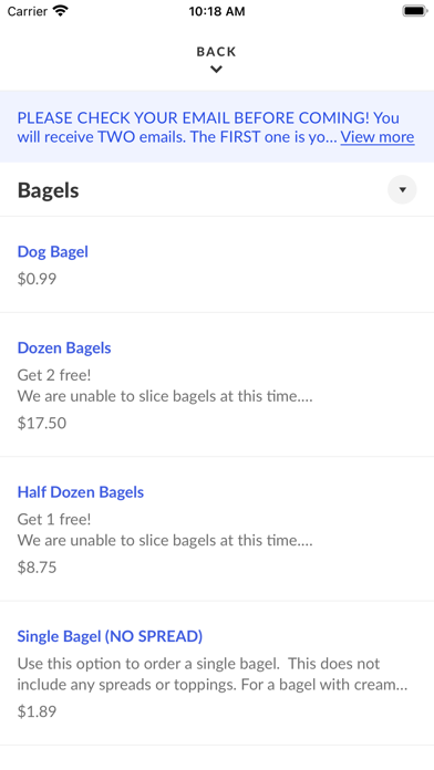 Village Bagel Co Screenshot