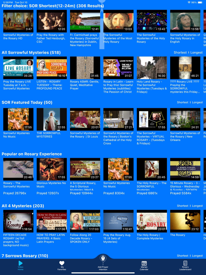 Rosary Experience 3000 Videos