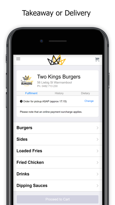 Two Kings Burgers Warrnambool Screenshot