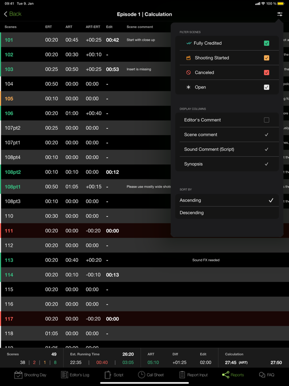 LockitScript iPad screenshot 9 - Productivity app