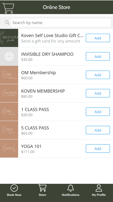 Koven Self Love Studio Screenshot