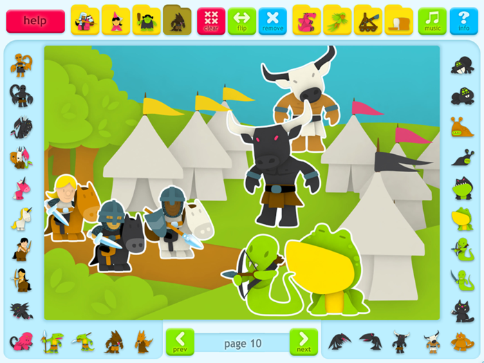 Fantasy World Sticker Book