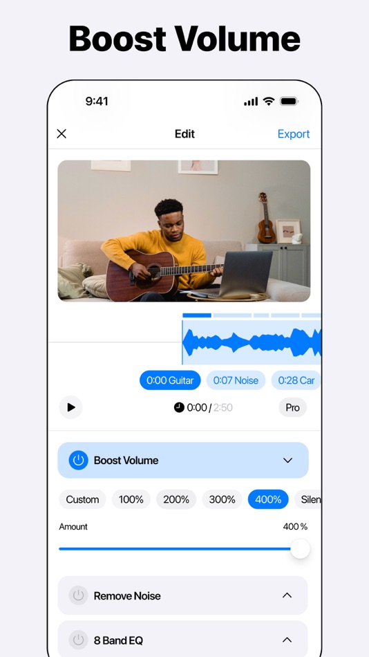 #2. KLIN: AI Video Sound Cleaner (macOS) بواسطة: Beat Squad LLC