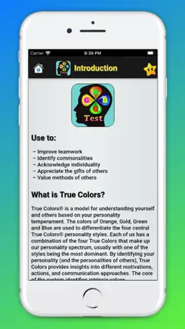 Game screenshot True Colours Personality Test apk