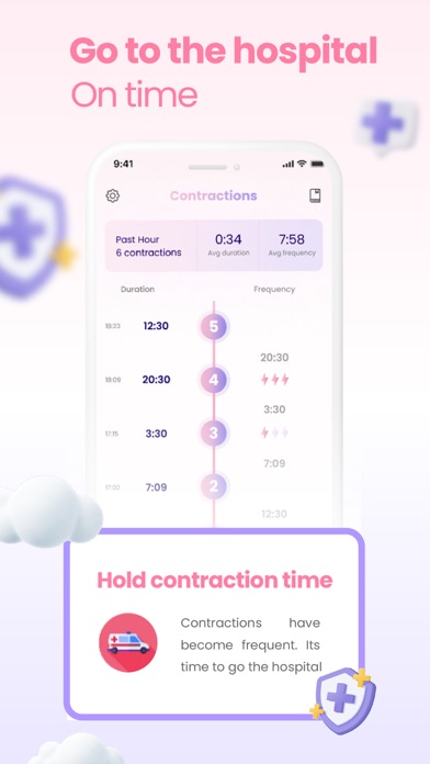 Pregnancy-Contraction Counter⁣ Screenshot