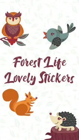 Game screenshot Forest Life Lovely Stickers mod apk
