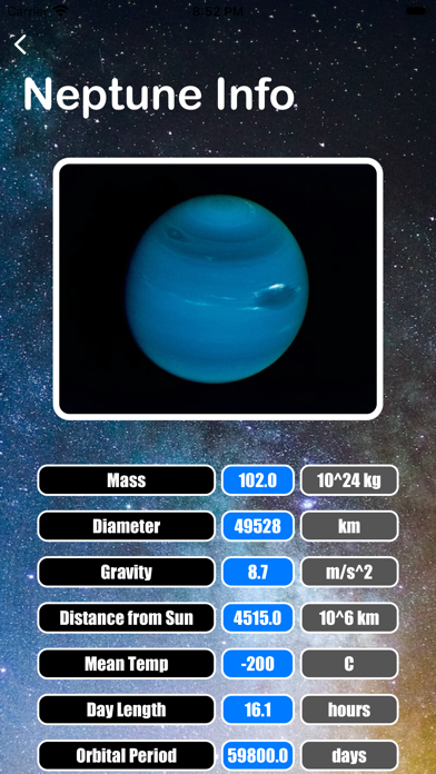 SolarSystemPlanets Screenshot