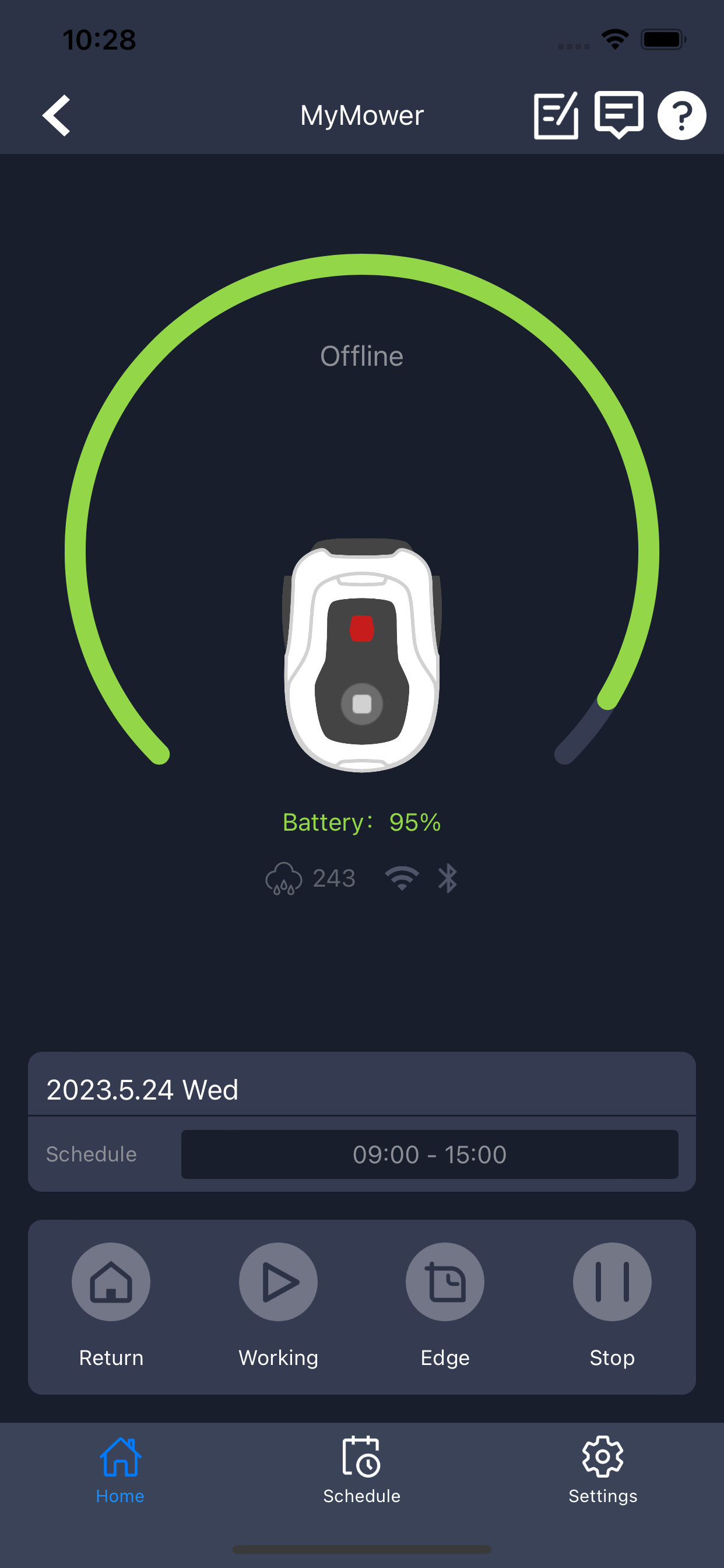 robotic-mower connect