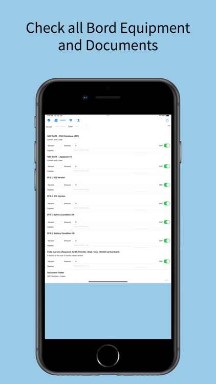 OpsControl Sheet for Aviation