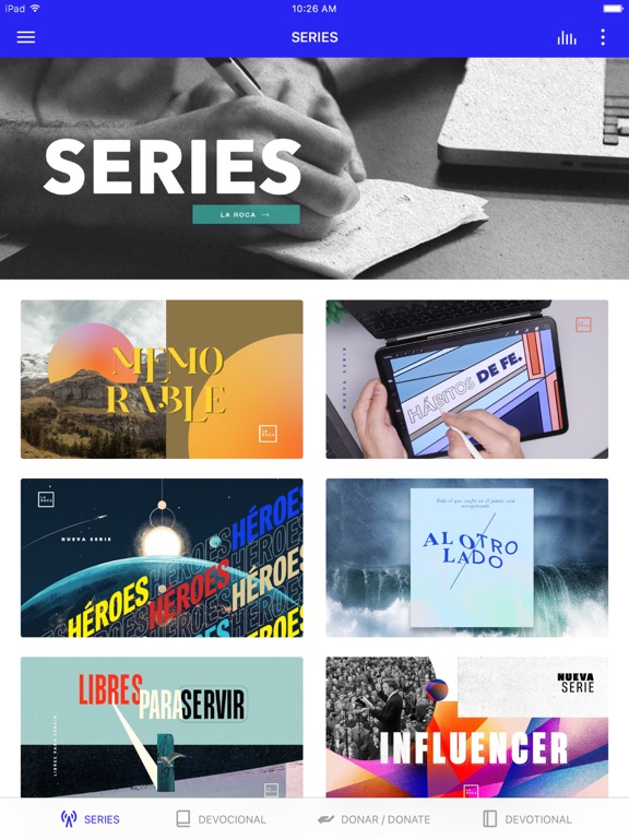 La Roca CC iPad screenshot 1 - Lifestyle app