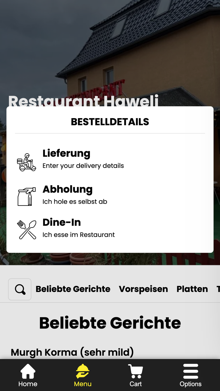 Restaurant Haweli Rüdersdorf