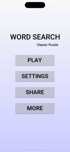 Word Search - Puzzle screenshot #1 for iPhone