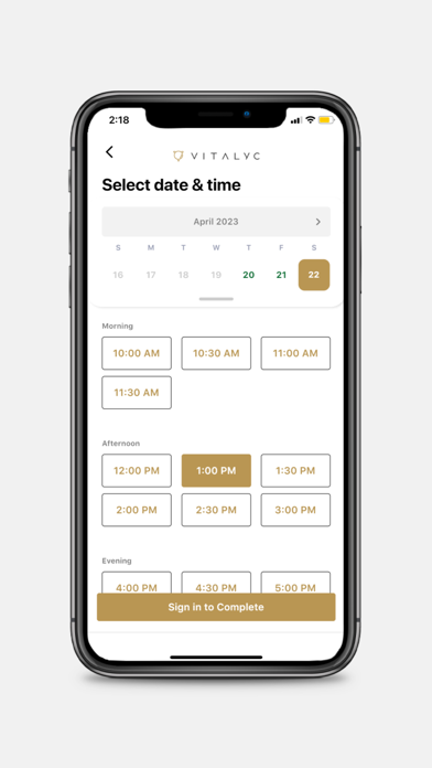Vitalyc Medspa Screenshot