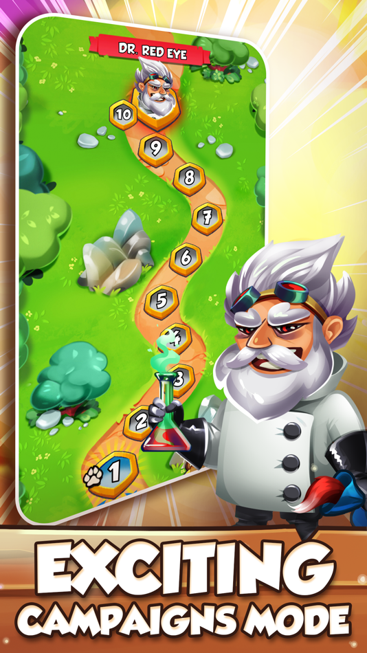 #3. Muzzle Mash - PvP Match 3 (iOS) 由: XS Software JSCo