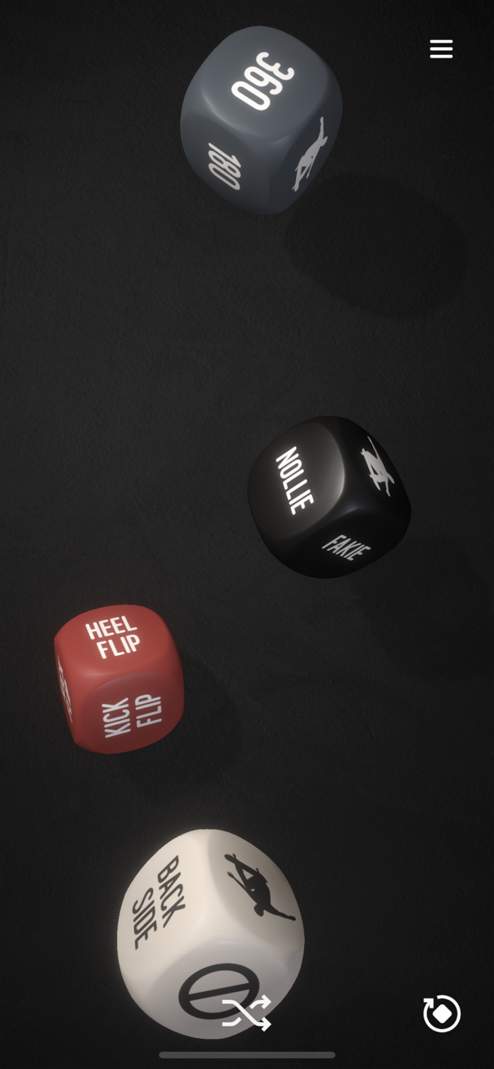 Skateboard Dice Sk8 or Dice