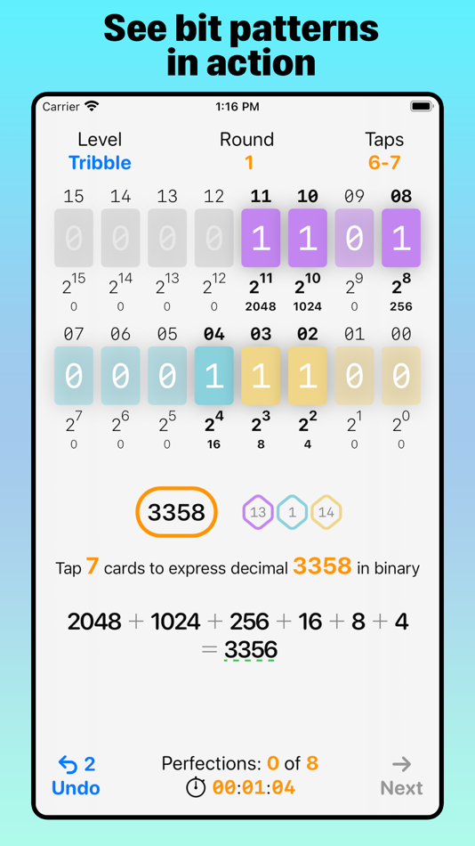#2. Bit Quiz 16 (iOS) 来自: John Pavley