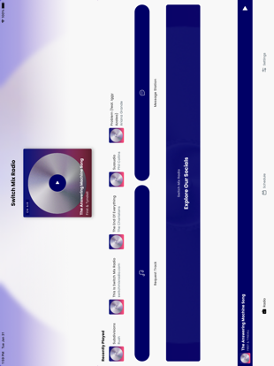 Switch Mix Radio iPad screenshot 1 - Music app