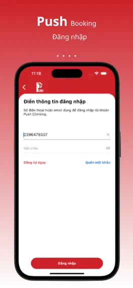 Game screenshot Pushclimbing Booking apk
