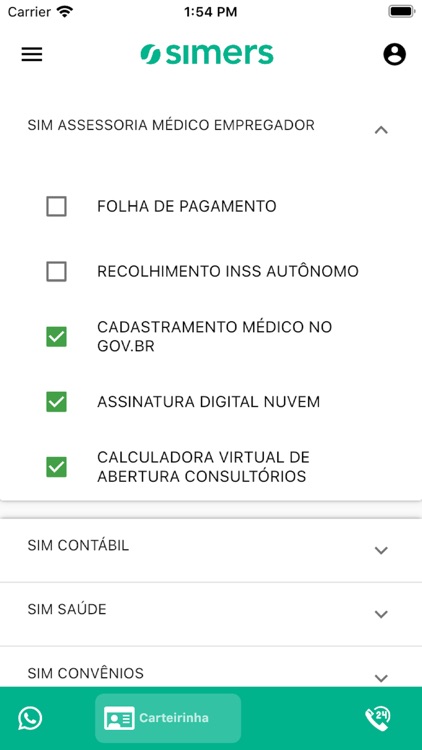 Simers Aplicativo screenshot-3