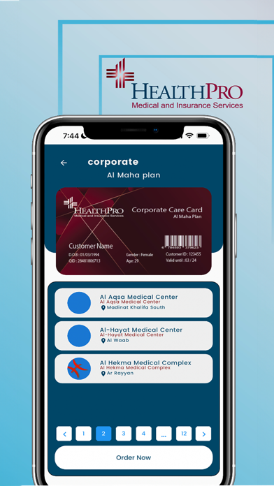 Healthpro Care Card Screenshot 1 - AppWisp.com Healthpro Care Card Screenshot 1 - AppWisp.com