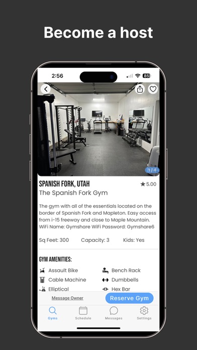 Gymshare Screenshot