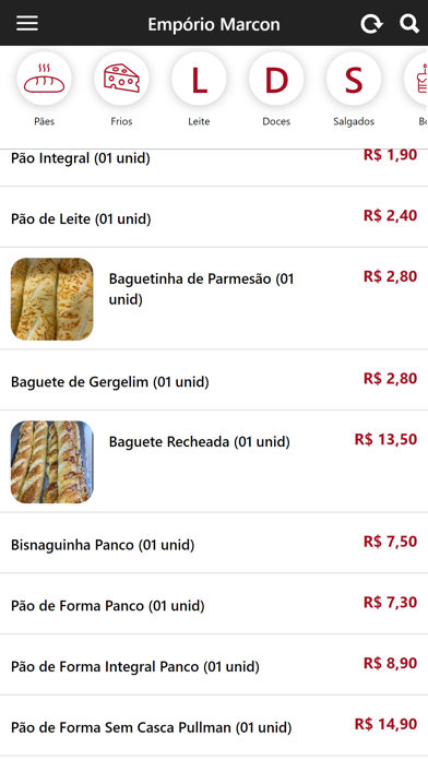 Empório Marcon Screenshot 2 - AppWisp.com Empório Marcon Screenshot 2 - AppWisp.com