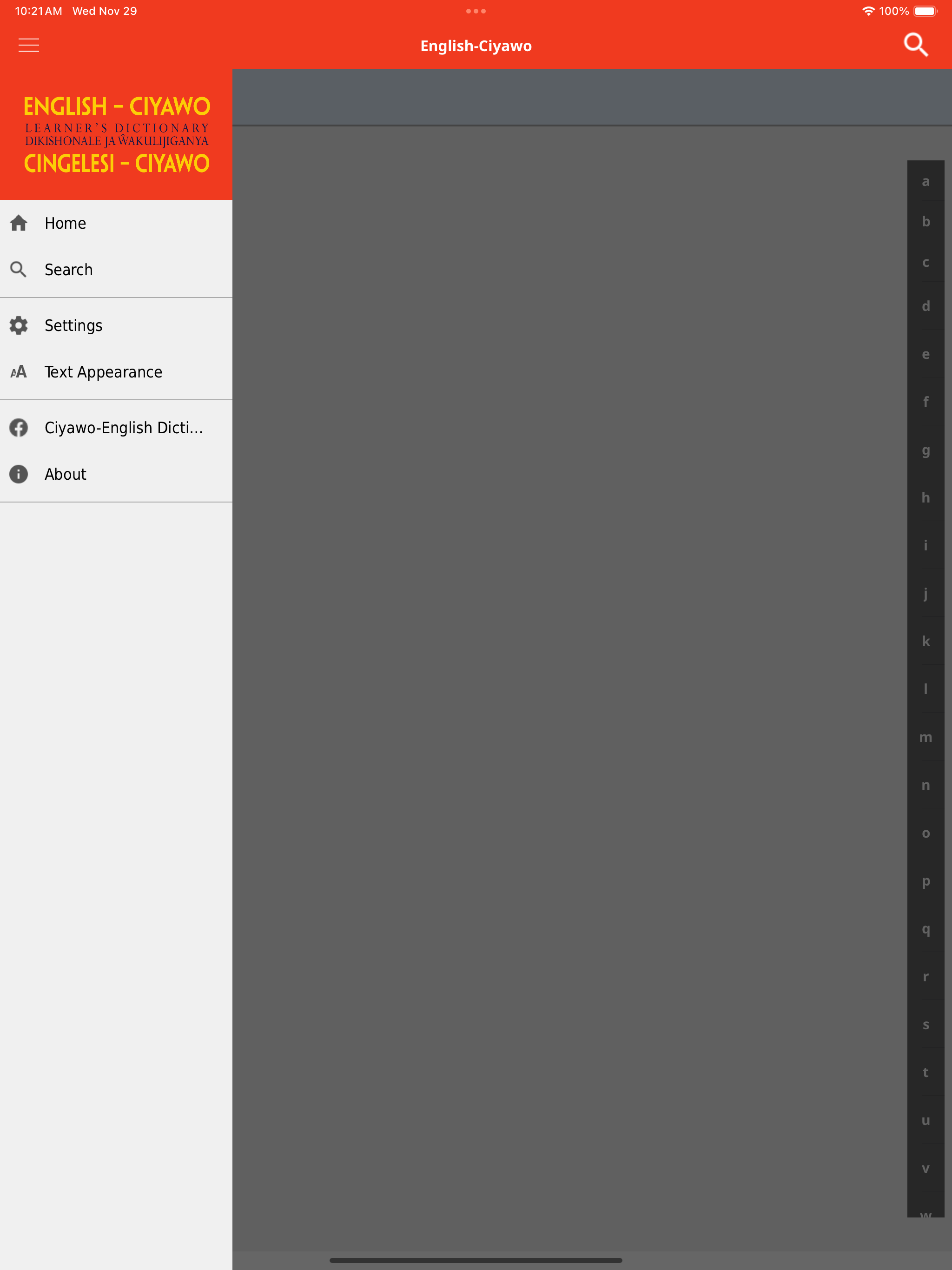 English-Ciyawo Dictionary screenshot 10