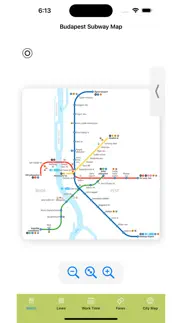 budapest subway map iphone screenshot 1