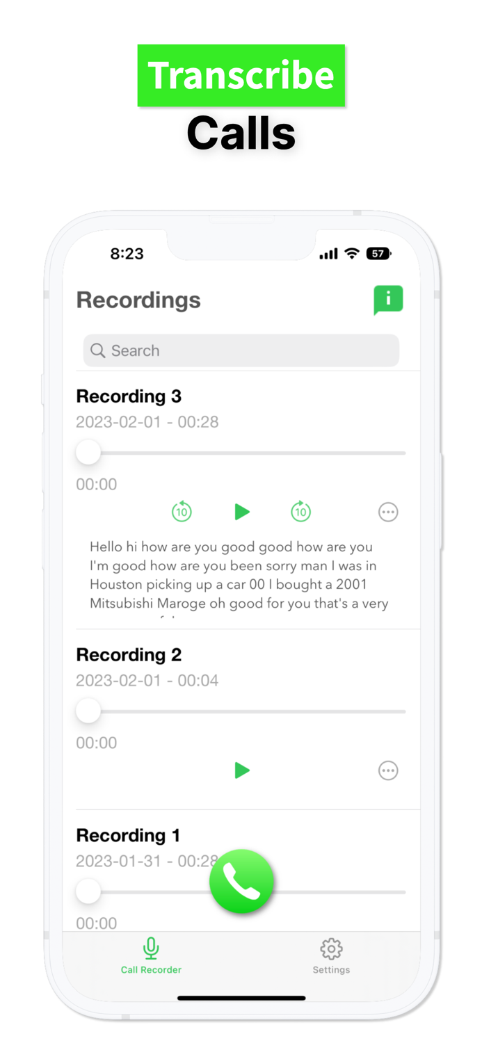 Caption Call - CallRec
